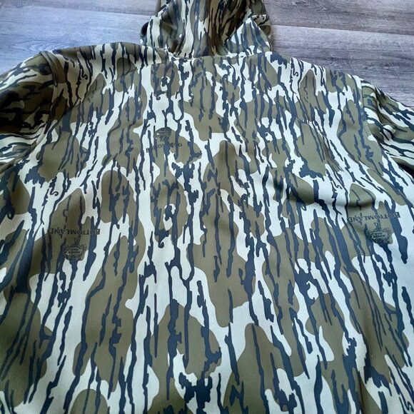 Aftco Gator Neck Camo Reaper Mossy Oak Outdoor Hunting Fishing Hoodie Vented - Picture 8 of 9